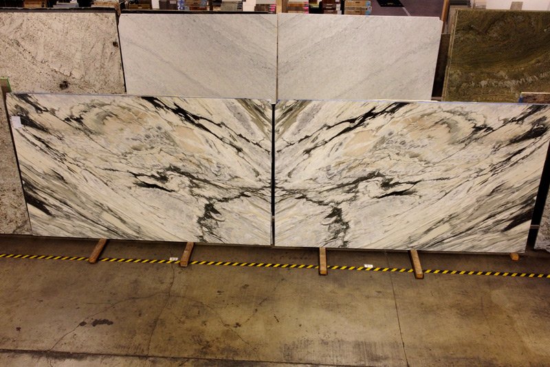 Bookmatched slabs!